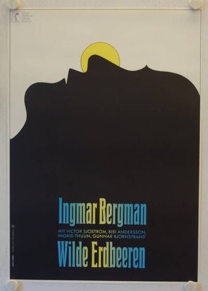 Wilde Erdbeeren originales deutsches Filmplakat (R60s)